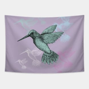 Multiple hummingbirds Tapestry