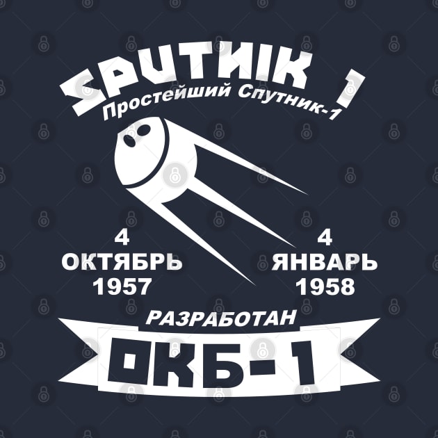 Sputnik 1 - Soviet Union, Cosmonaut, Exploration, Space by SpaceDogLaika