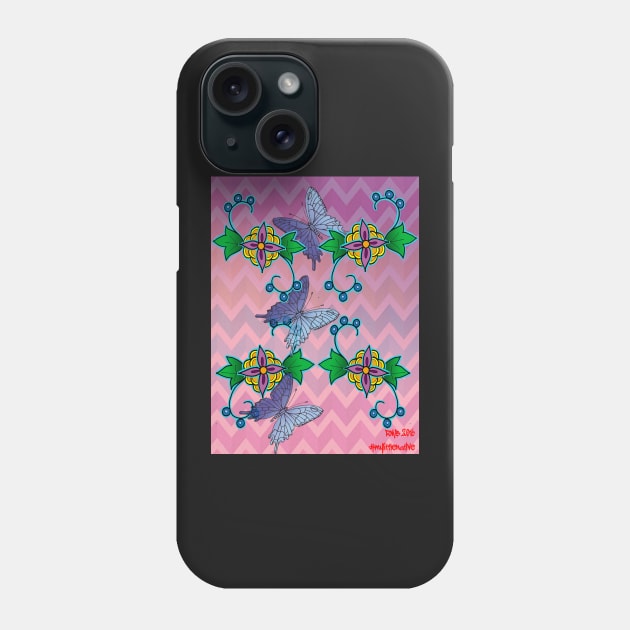 ojibwe floral deisng #2 2016 Phone Case by mylittlenative