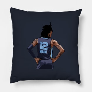 Ja Morant Vector Back Pillow