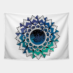 Galaxy Mountains Tapestry