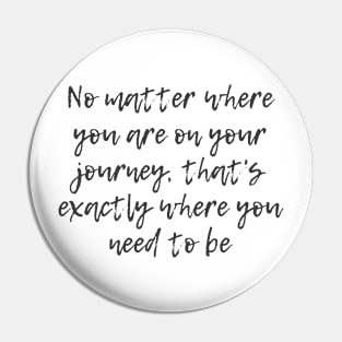 Your Journey Pin