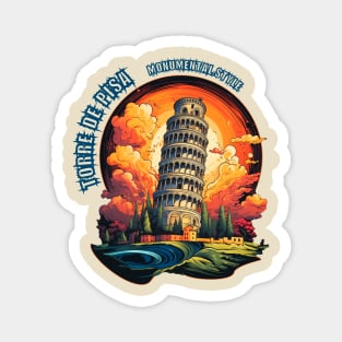 Pisa tower by Monumental.Style Magnet