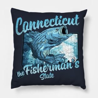 Connecticut The Fisherman's State Pillow