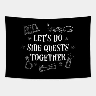 Lets Do Sidequest Together Tapestry