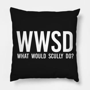 what would scully do? (white) | x files Pillow