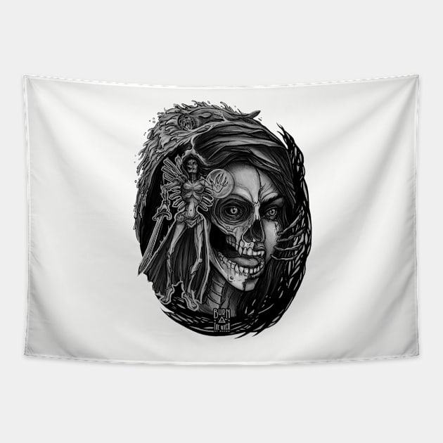 Draugr - nordic ghost Tapestry by BTW-byMargo