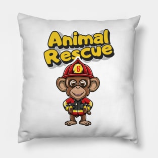 Animal Rescue Monkey Pillow