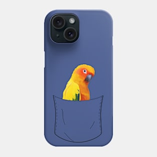 Sun Conure Parrot Pocket Pet Phone Case