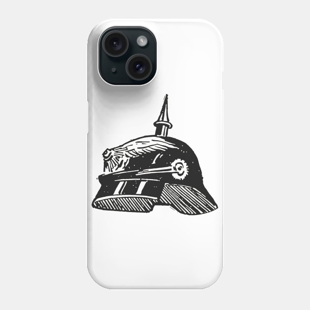 German Officers of The Guard Helmet Phone Case by Distant War