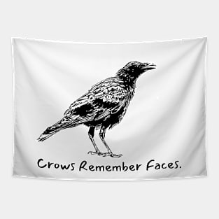 Crows Remember Faces. Tapestry