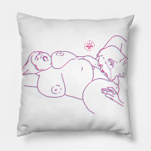 FaceTime version 2 Pillow by Crishmaru_art