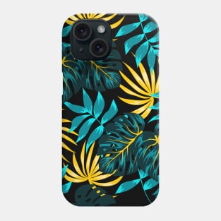 Multicolor leaves design pattern Phone Case