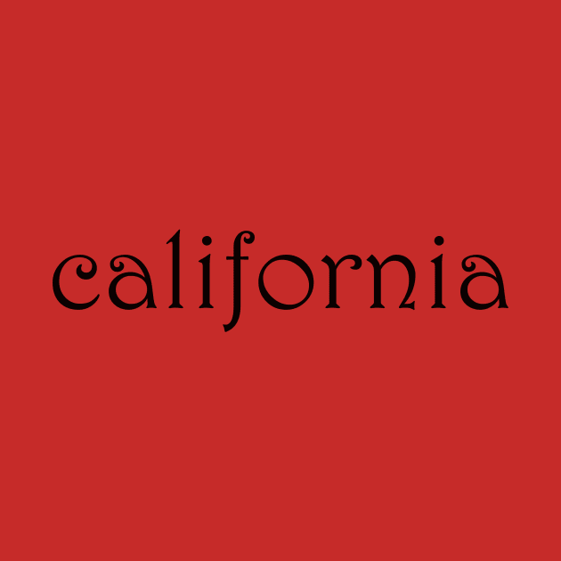 California  T-Shirt by abdo hamam