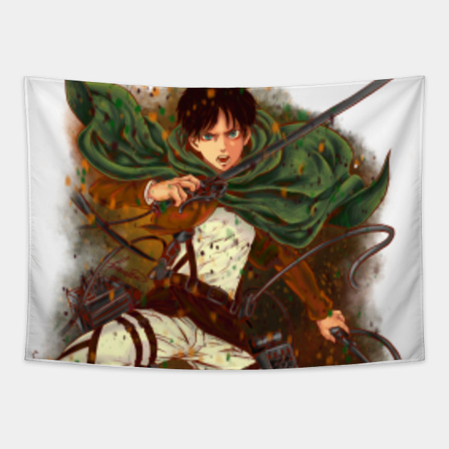 >Attack On Titan Fanart Eren Yeager Version 5 5 Attack On Titan Tapice Teepublic Mx