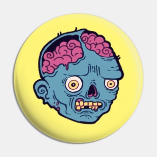 I bite - Zombie Art Pin