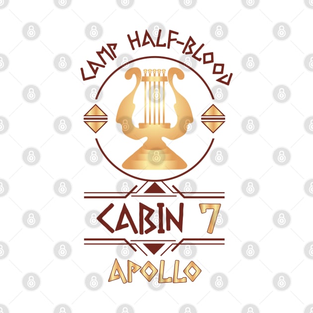 Cabin #7 in Camp Half Blood, Child of Apollo – Percy Jackson inspired design by NxtArt