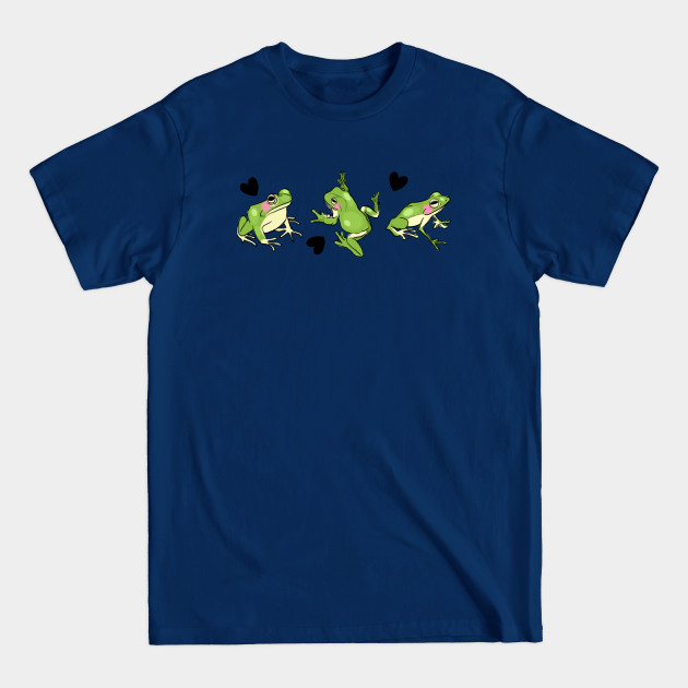 Discover Three Froggies - Frogs - T-Shirt