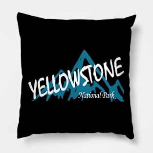 Yellowstone National Park Wyoming Montana Mountains Pillow