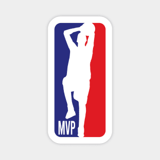 Nikola Jokic MVP Famous Shooting Shuffle Basketball Logo Magnet