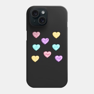 Fanfiction Trope Loveheart Stickers Phone Case