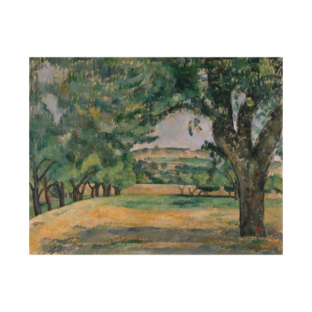 The Neighborhood of Jas de Bouffan by Paul Cezanne by Classic Art Stall