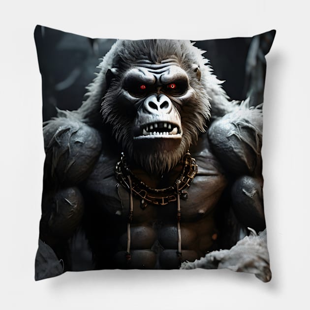 Thrill My Gorilla Pillow by Dark Juliettes