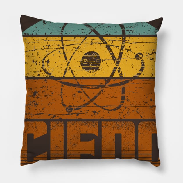 Vintage Science Pillow by kg07_shirts