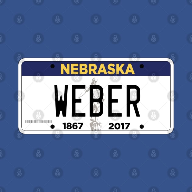 Nebraska License Plate Weber Grill vanity plate by zavod44