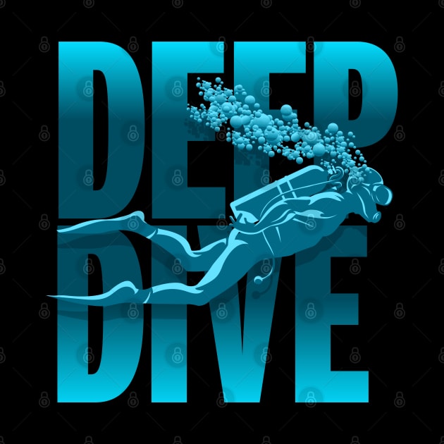 Scuba Diving Reef Diving Freediving Spearfishing prints graphic by Vector Deluxe