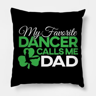 Favorite Dancer - Dad/Boy T-Shirt Pillow