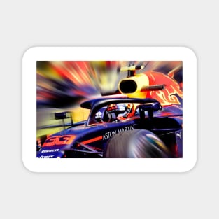 Max Verstappen Racing Magnet