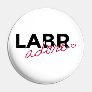 Labrador love Pin