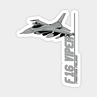 F-16 Viper Fighting Falcon Jet Fighters Magnet