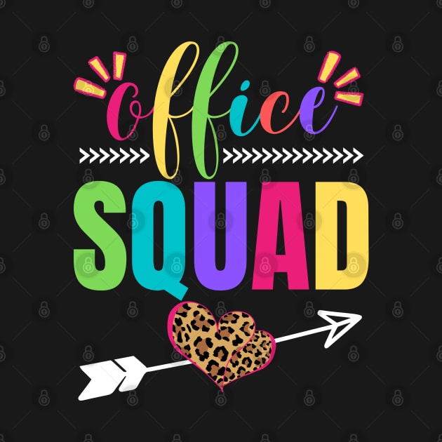 Office Squad Leopard School Secretary Clerk Administrative by Johner_Clerk_Design