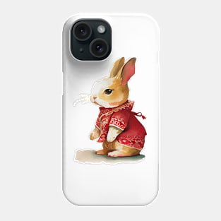 Watercolor Chinese Zodiac Year of the Rabbit Phone Case