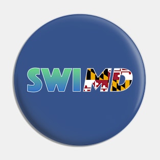 Swim Maryland Pin