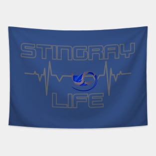 Stingrays For Life Tapestry