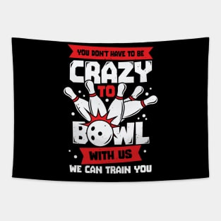 Funny Bowling Player Team Bowler Gift Tapestry