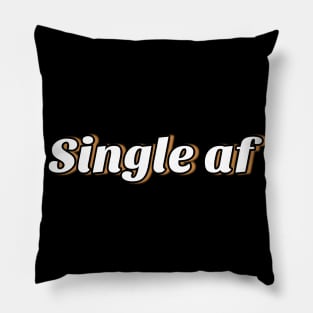 Single af calligraphy Pillow