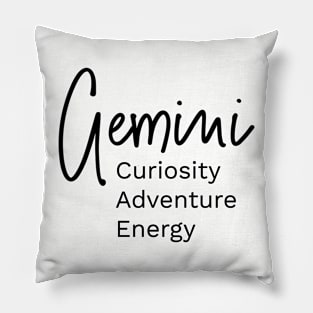 Gemini astrology horoscope Pillow