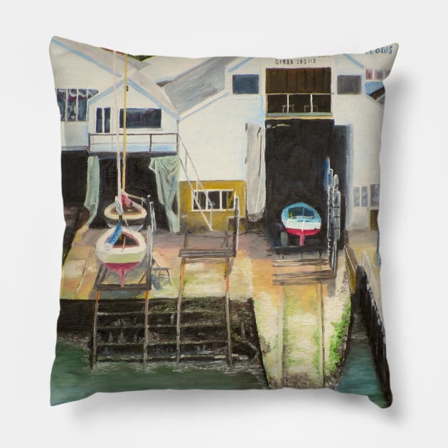 Cowes Pillow by richardpaul