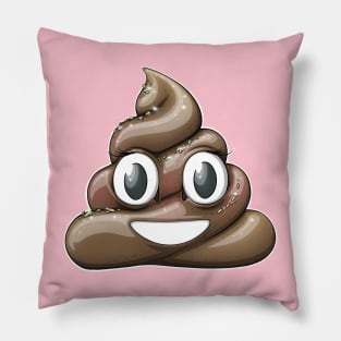 Reva Prisma pile of poo emoji Pillow