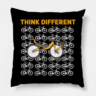 Recumbent Bike Think Different Pillow