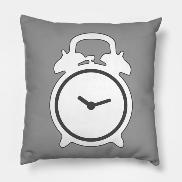 Grey Mornings - Alarm Clock Pillow by XOOXOO