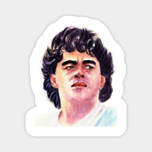 Diego Maradona | Watercolor Portrait Magnet