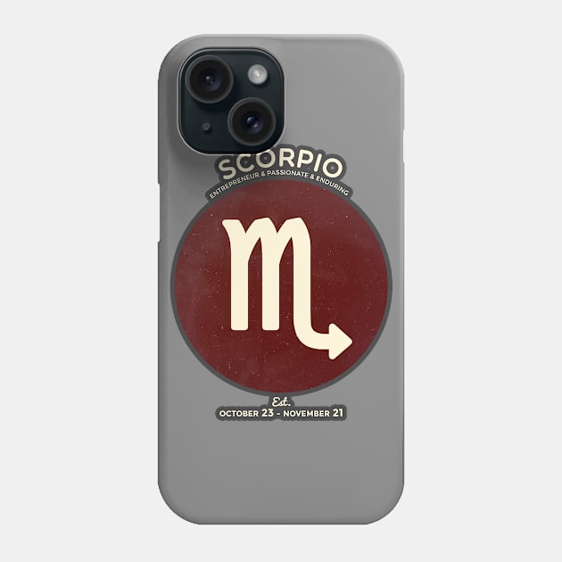 Scorpio Phone Case by ckaya