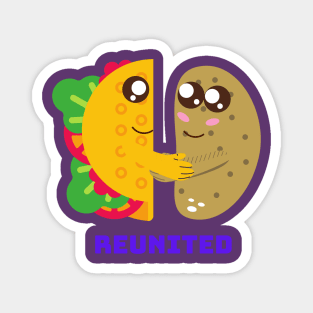 Taco and Potato Magnet