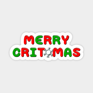 Merry Crit-Mas Color Decore ( Dungeons and Dragons / DnD Inspired ) Magnet