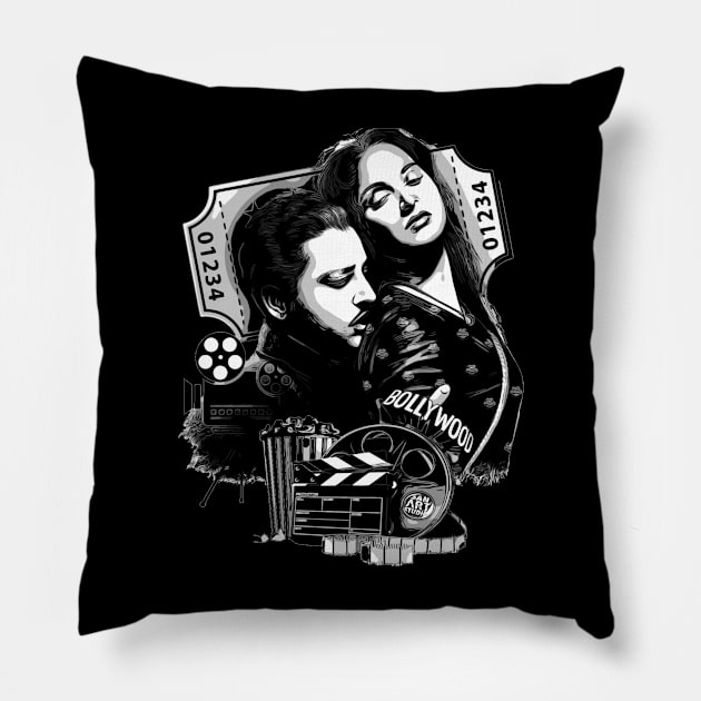 Kora kaagaz Pillow by SAN ART STUDIO 